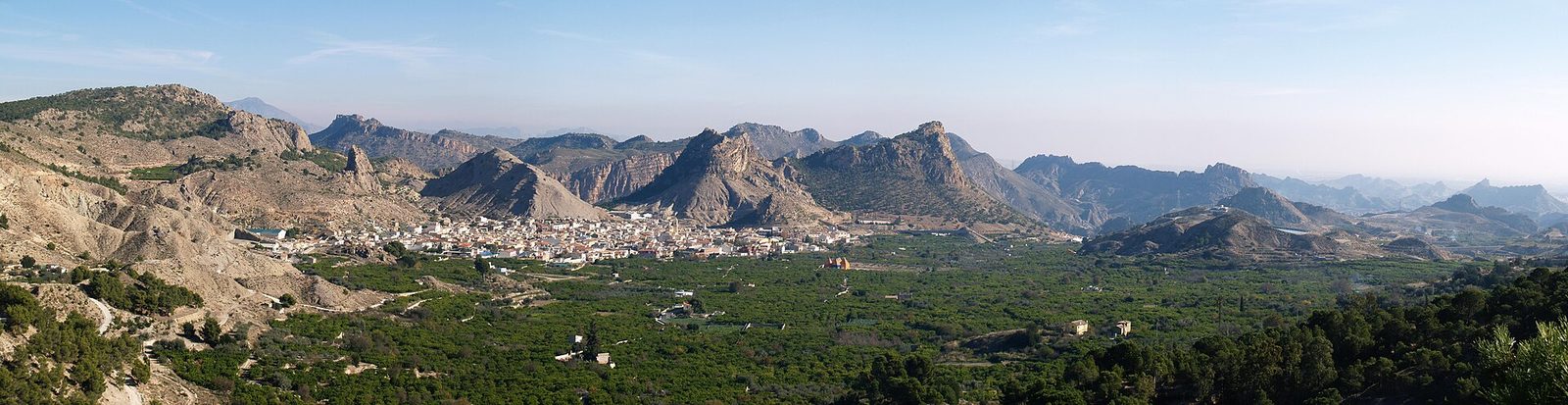 Valle de Ricote desde Archena